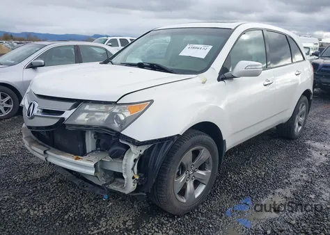 2008 Acura Mdx Sport Package from USA, damaged, VIN 2HNYD28718H554699